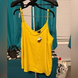 Bnwt Torrid Bright Yellow Camisole Top size 1
